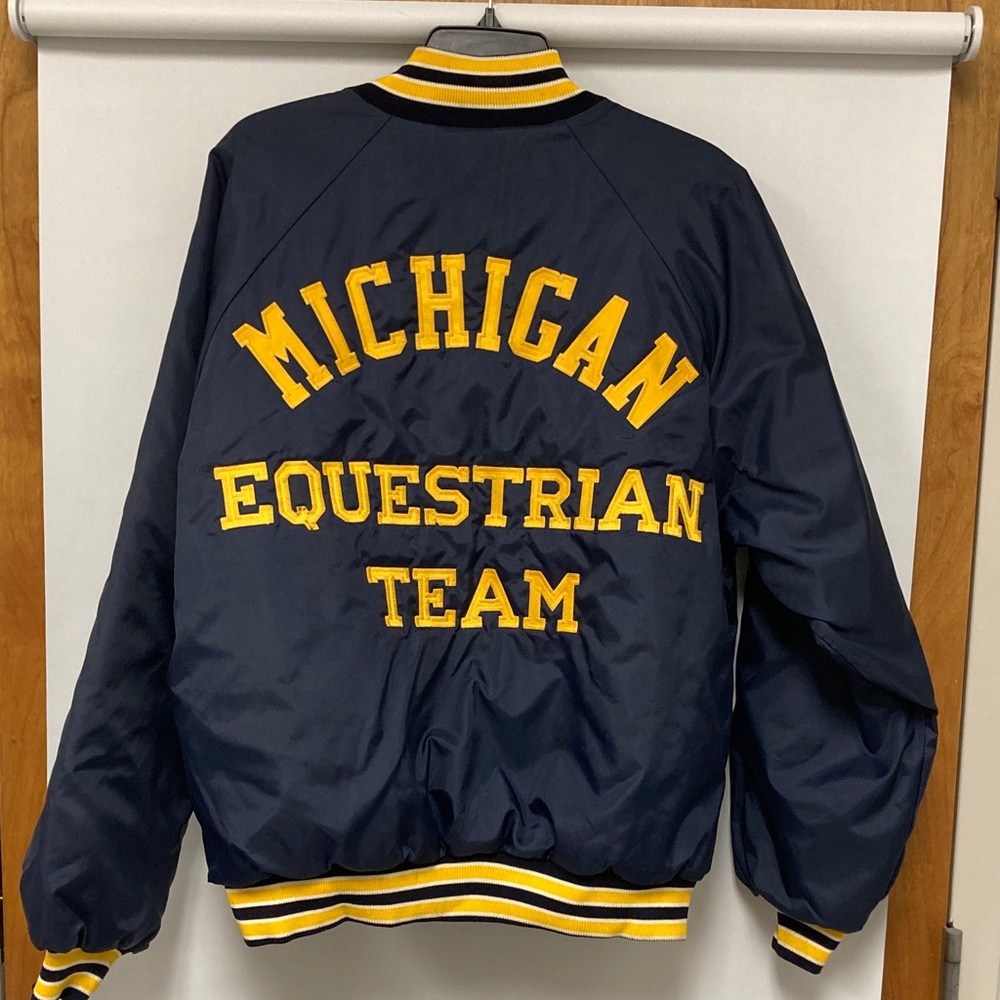 Vintage Michigan Equestrian Team Jacket